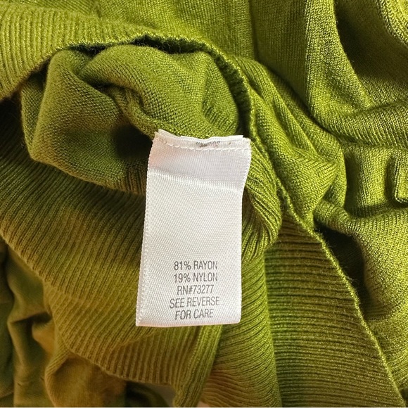 Apt 9 Green Turtleneck Sweater size XL Women - Picture 4 of 6